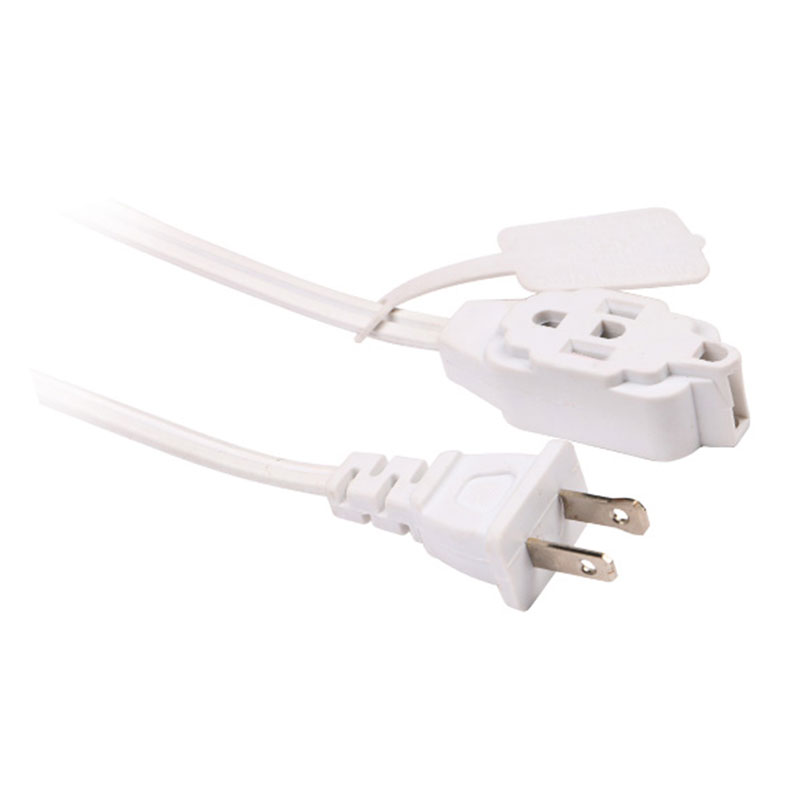 Cabo de extensão doméstico spt padrão americano 12v com plugue de dois pinos e multi-tomada FP-690,FP-691,FP-692,FP-693,FP-688,FP-689