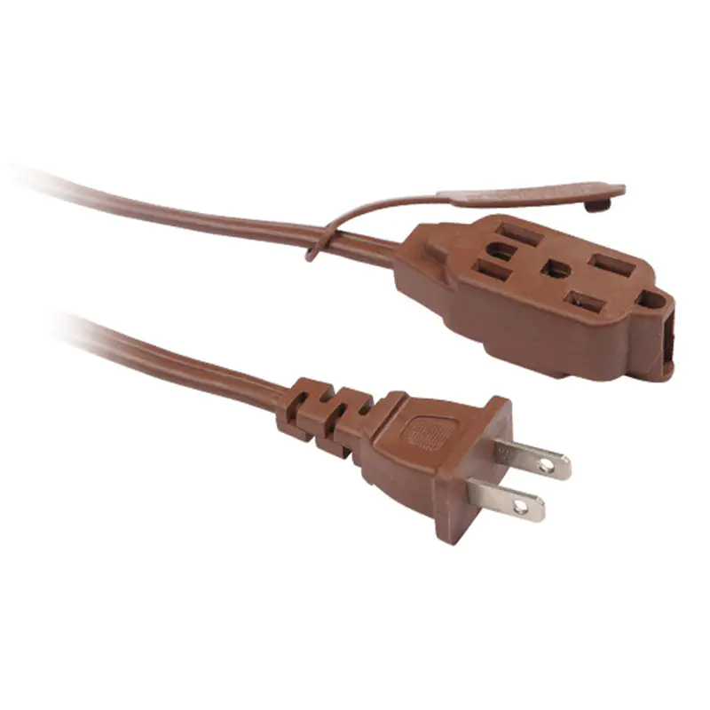 Cabo de extensão doméstico spt padrão americano 12v com plugue de dois pinos e multi-tomada FP-690,FP-691,FP-692,FP-693,FP-688,FP-689
